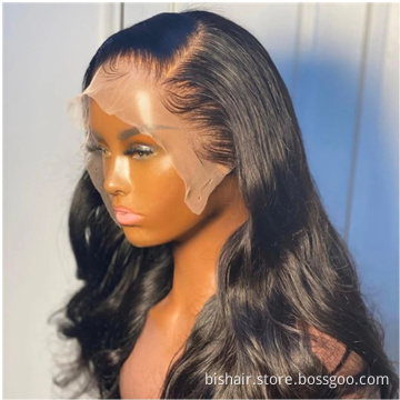 4/27 Black ladies lace front wig 100% human straight hair 13x4T partial pre-pull front mesh wig bleached knot wig Brazilian hair